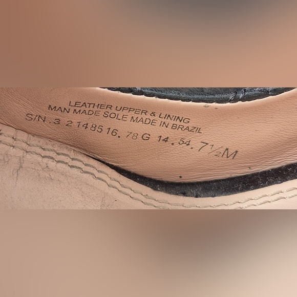 TORY BURCH Claremont Black Leather Quilted Almond Captoe Wedges, Size 7.5 - Picture 4 of 16